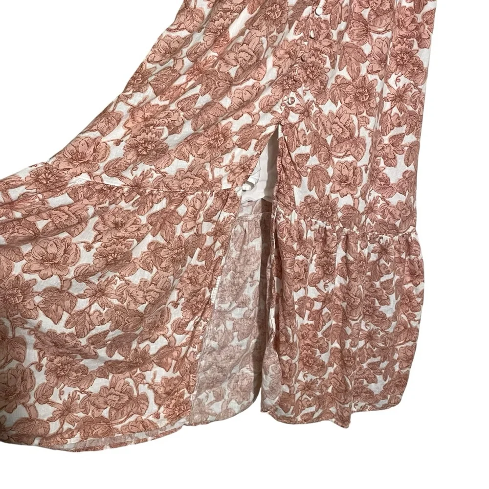 Abercrombie & Fitch Rust Floral Maxi Dress